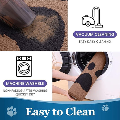 Buganda Dog Door Mat for Muddy Paws, Absorbent Dirt Trapper Washable Indoor - Image 7