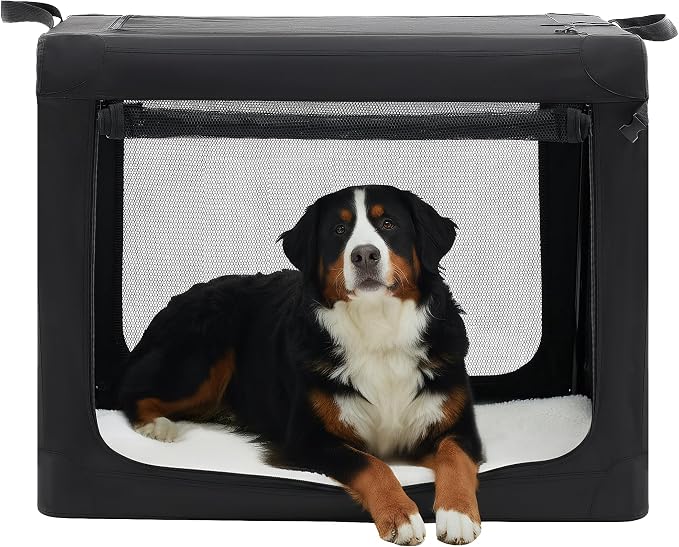 Dog Travel Crate 42 Inch, Portable Soft-Sided Travel Carriers by Relaxinsideexploreoutside