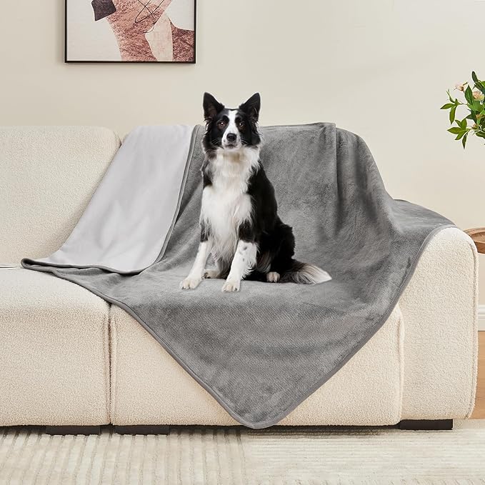 Waterproof Blanket 80"x90" for Adults, Reversible Waterproof Bed Cover for Dogs - Image 6