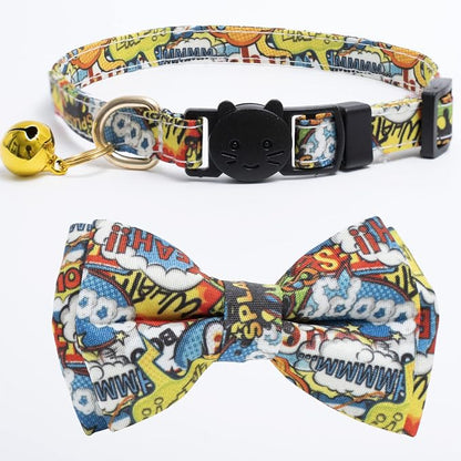 Faygarsle 2 Pack Cotton Designer Breakaway Cats Collar - Image 7