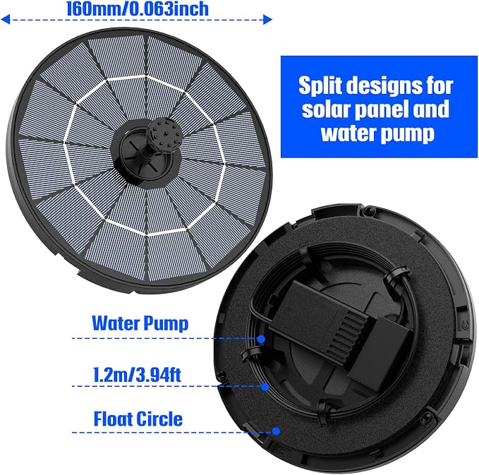 AISITIN DIY Solar Fountain Pump - Image 2