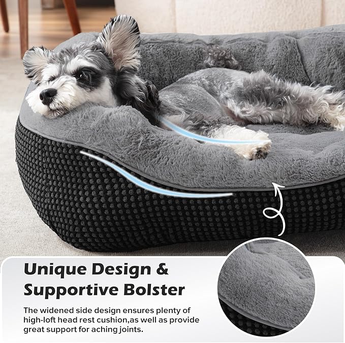 INVENHO Dog Bed Medium Size, Orthopedic Warming Soft Calming Sleeping Durable - Image 4