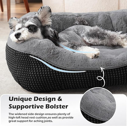 INVENHO Dog Bed Medium Size, Orthopedic Warming Soft Calming Sleeping Durable - Image 4