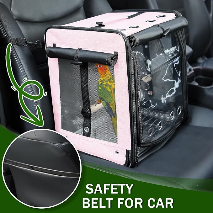 Suertree Bird Carrier with Seat Belt - Image 2