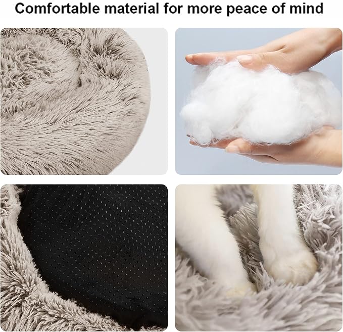 Cat Beds for Indoor Cats, 20 Inch Dog Bed for Small Melium Large Dogs, - Image 2