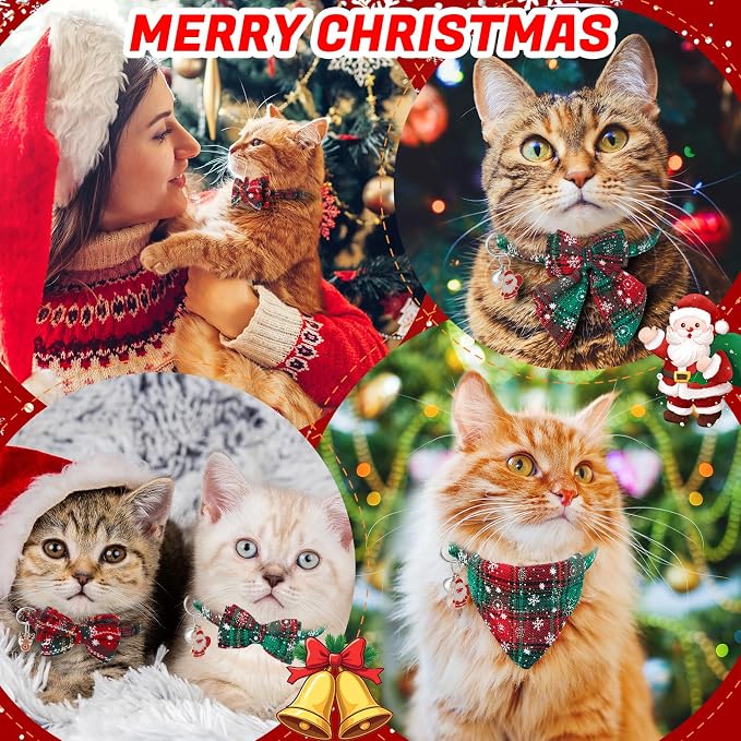 6 Pack Christmas Cat Collar - Image 7