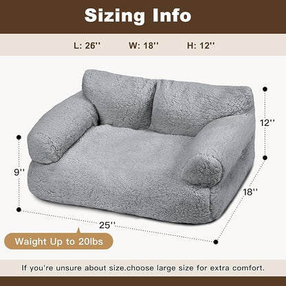 Large Cat Beds for Indoor Cats, Dog Couch Bed, Cute Cat Couch Sofas for Less - Image 3