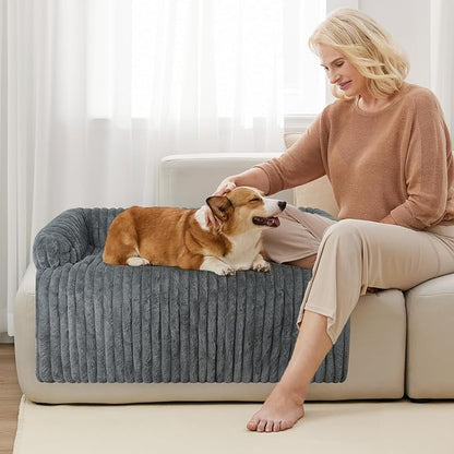 Wn's Day Luxurious Dog Couch Bed, Washable Calming Dog Couch Cover, Removable - Image 8
