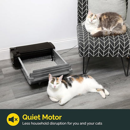 Pet Zone Semi - Self Cleaning Semi Automatic Cat Litter Box - Smart Scoop Cat - Image 8