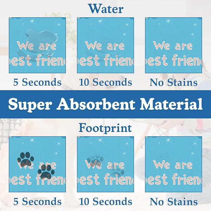 Cat Paw Pet Feeding Mat–Christmas Stocking Quick Dry Absorbent Dog Cat Food Mat - Image 3