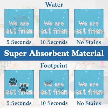 Cat Paw Pet Feeding Mat–Christmas Stocking Quick Dry Absorbent Dog Cat Food Mat - Image 3