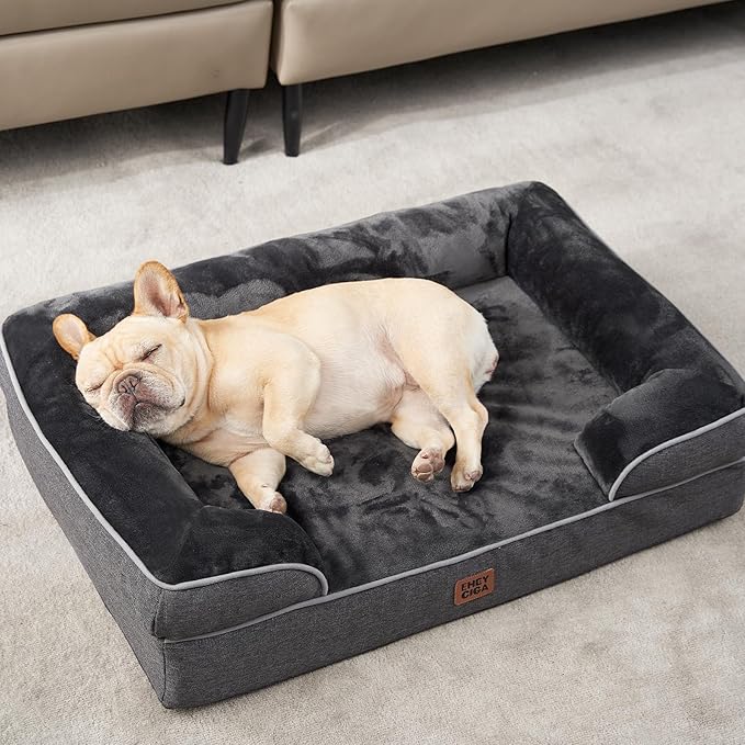 EHEYCIGA Orthopedic Dog Beds for Large Dogs, Waterproof Memory Foam Large Pet - Image 8