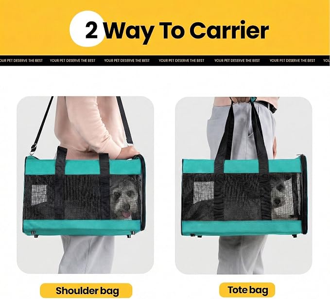 Cat Carrier Airline Approved, Soft-Sided Dog Carrier - Image 9