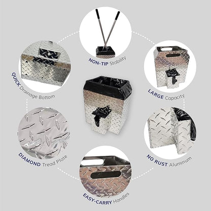 ActiveDogs Dog Poop Bucket Pet Waste Container - Image 3