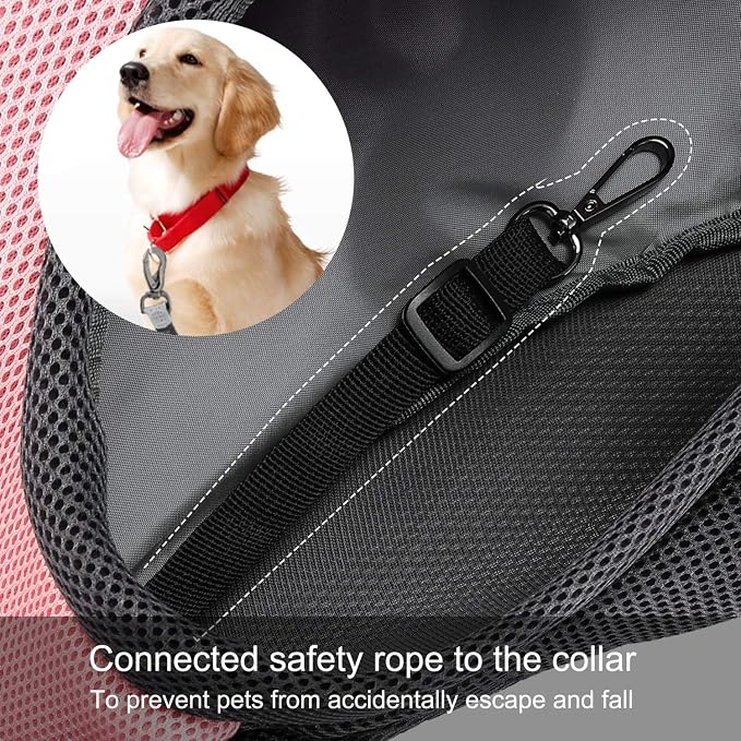 FDJASGY Pet Sling Carrier for Small Dogs Cats, Breathable Mesh Travelling Hand - Image 2