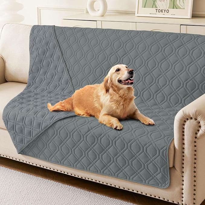 hyha Waterproof Dog Bed Blanket, Soft Pet Blankets, Waterproof Couch Cover by hyha