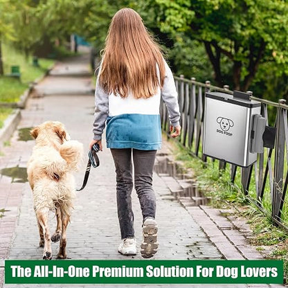 Dog Poop Trash Can Outside, 2.1 Gallon Dog Waste Container - Image 6