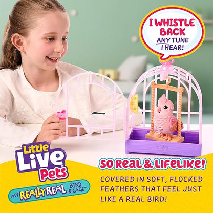 Little Live Pets My Really Real Talking Bird Toy & Cage - Image 2