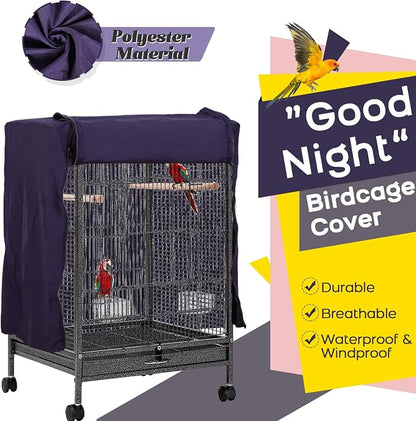 QBLEEV Birdcage Cover, Breathable Night Cover - Image 2