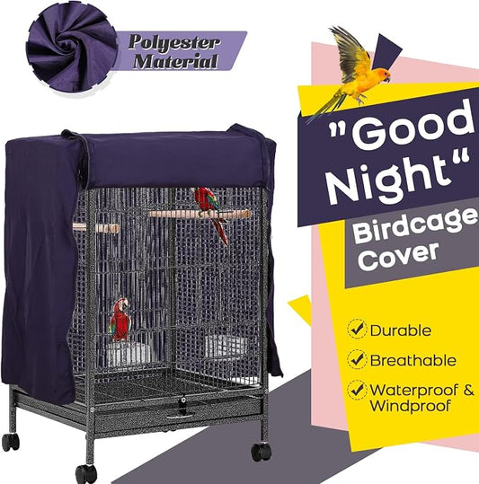 QBLEEV Birdcage Cover, Breathable Night Cover - Image 2