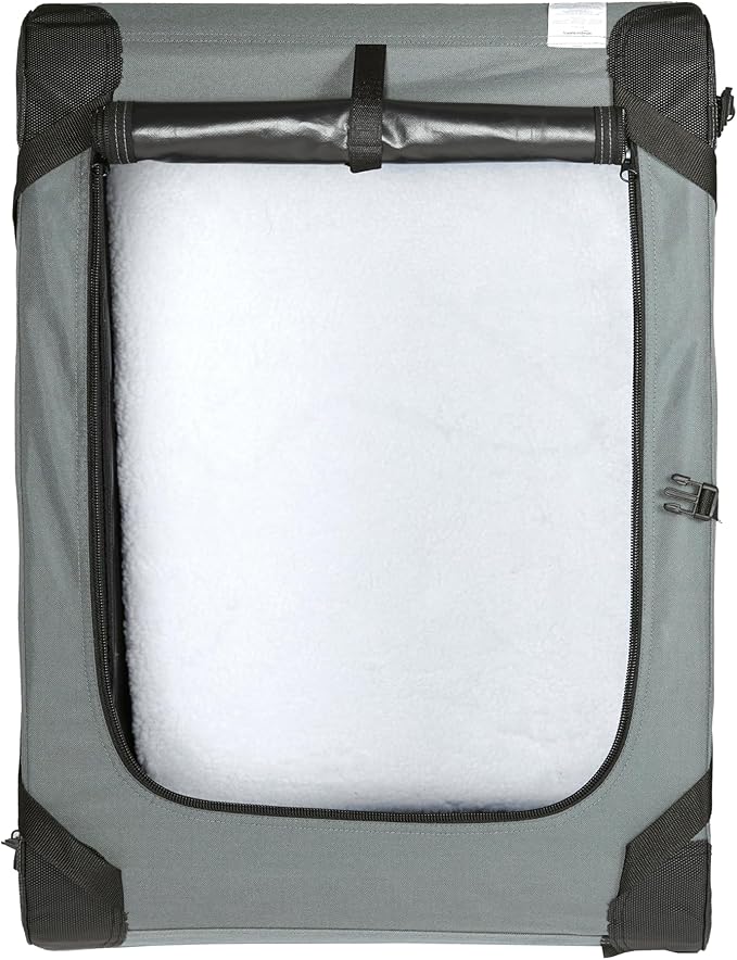 Amazon Basics 4-Door Portable Folding Soft Dog Crate, Collapsible Travel Kennel - Image 6