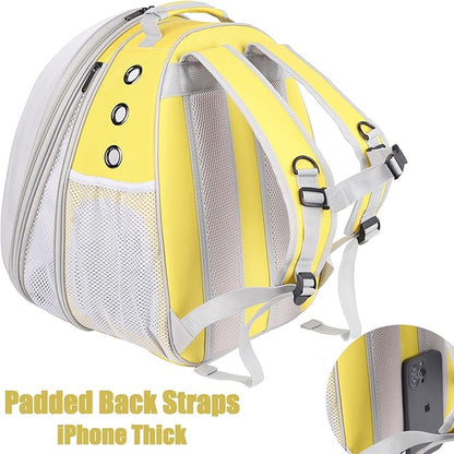 Front Extension Large Cat Backpack Carrier, Fit up to 20 lbs, Space Capsule - Image 5