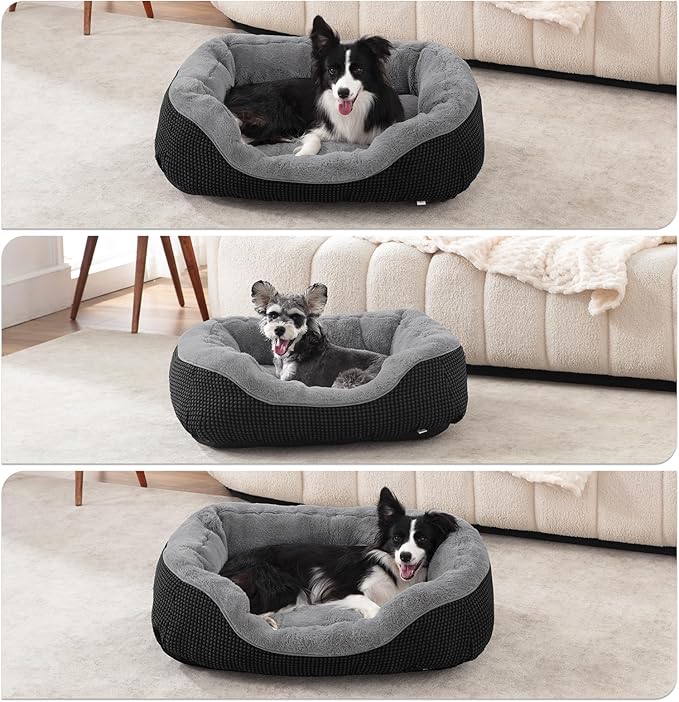 INVENHO Dog Bed Medium Size, Orthopedic Warming Soft Calming Sleeping Durable - Image 8