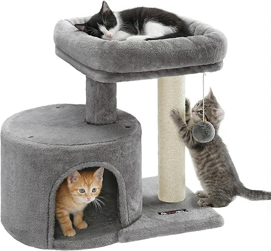 Feandrea Cat Tree, Small Cat Tower by FeandreabySONGMICSHOME