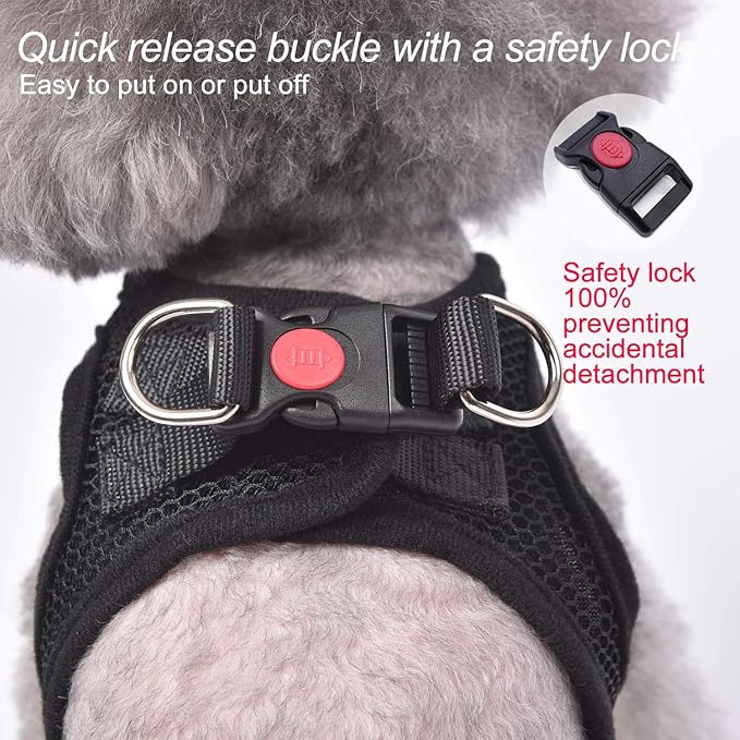 Dog Harness Step-in Breathable Puppy Cat Dog Vest Harnesses - Image 4