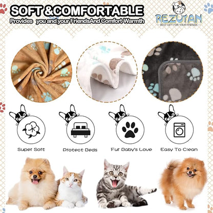 Rezutan Small Dog Blankets 3 Pack - Image 2