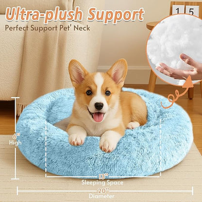 JOLLYVOGUE Calming Small Dog & Cat Bed - Image 5