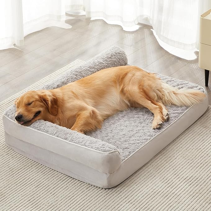 BFPETHOME Orthopedic Dog Beds for Large Dogs-Waterproof Sofa Dog Bed by BFPETHOME