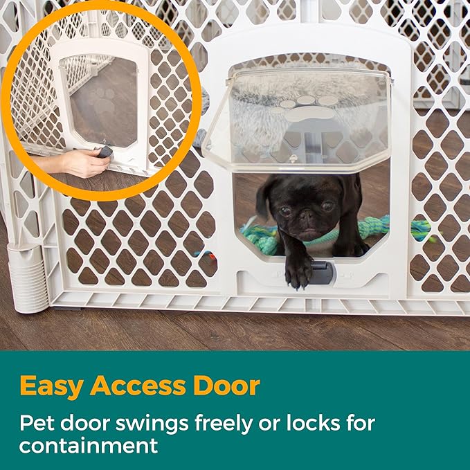 MyPet Petyard Passage: 5.5 Ft. Wide Customizable Folding Dog Playpen - Image 3