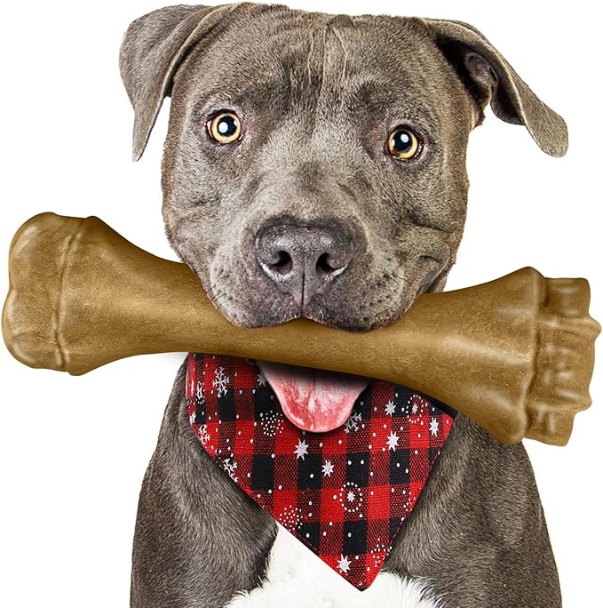 Dog Toys for Aggressive Chewers, Indestructible Bones for Aggressive Chewers by PUPTILYSTROE
