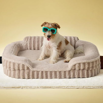 LE SURE Cute Dog Bed Medium Size Dog, Orthopedic Waterproof Medium Pet Beds by Lesure