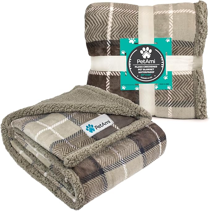 PetAmi Waterproof Dog Blanket for Small Medium Dog Puppy Cat Throw for Couch - Image 8