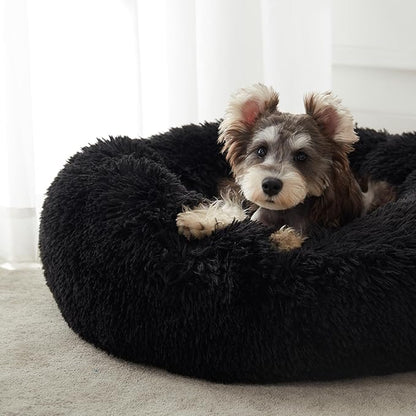 WESTERN HOME WH Calming Anti-Anxiety Donut Dog & Cat Bed, Warming Cozy Soft - Image 3