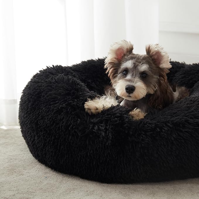 WESTERN HOME WH Calming Anti-Anxiety Donut Dog & Cat Bed, Warming Cozy Soft - Image 3