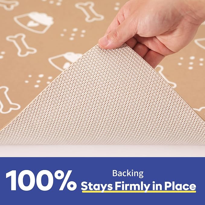 Cooyes Large Dog & Cat Food Mat 16"×24", Ultra-Absorbent Dog Bowl Mat - Image 4