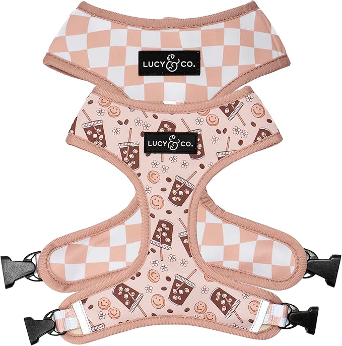 Lucy & Co. Cute Reversible Dog Harness Walking Halter by LucyCo