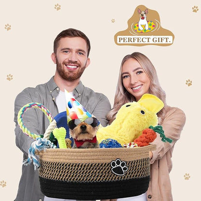 Zopeal Puppy Dog Toy Gift Storage Basket - Image 7