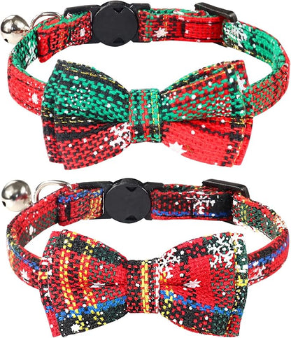 Joytale 2 Pack Christmas Cat Collar by Joytale