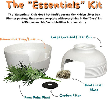 Good Pet Stuff Hidden Litter Box Planter, Decorative Cat Litter Enclosure - Image 6
