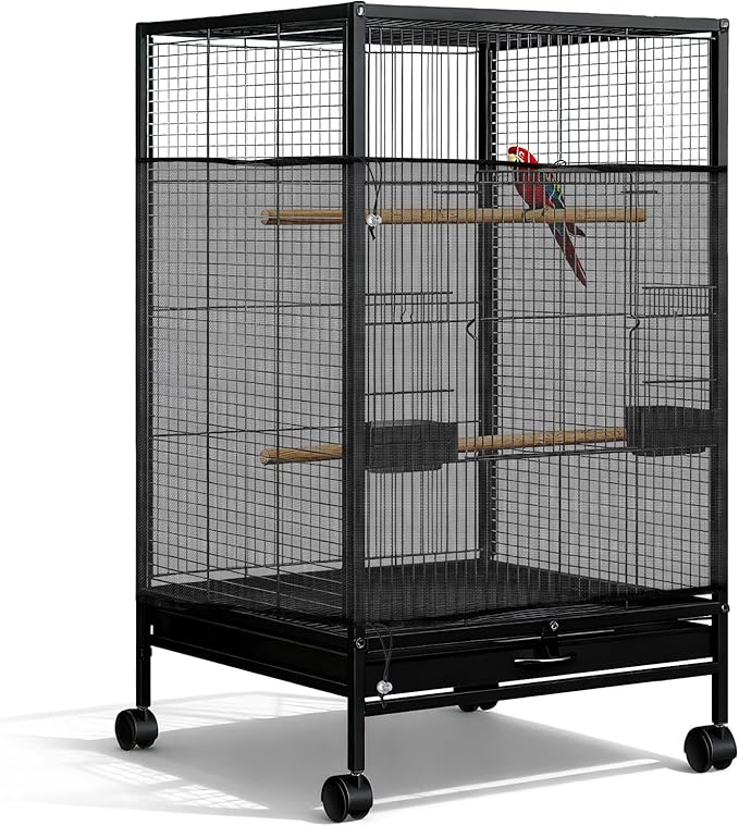 1 Pc Large Bird Cage Seed Cather, Bird Cage Cover 31 X 118 Inches Adjustable by Unknown