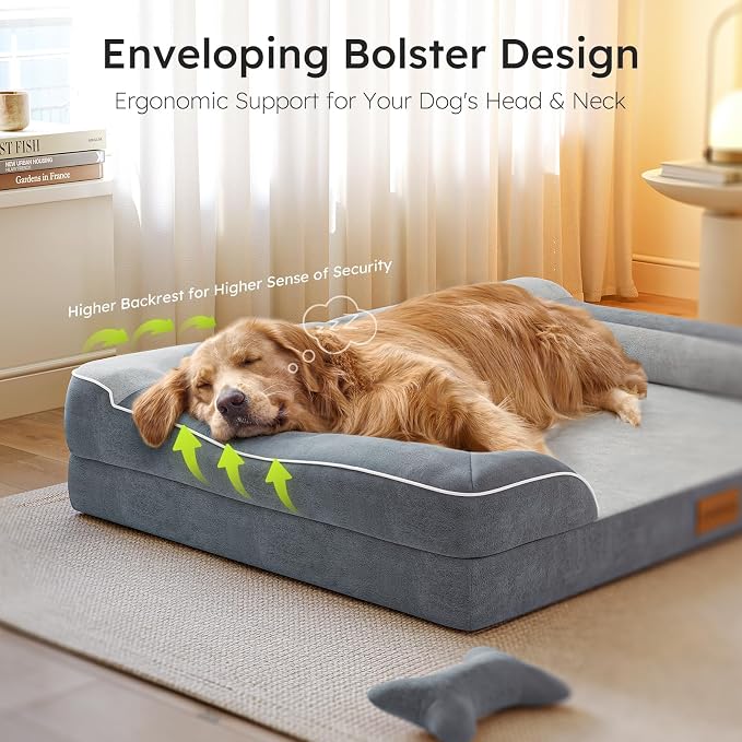 XXL Dog Bed for Extra Large Dogs, Giant Orthopedic Dog Beds - Image 4