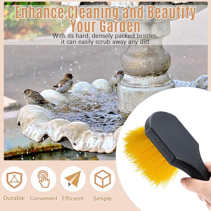 2 Pcs Bird Bath Cleaning Brush Hard Bristle Stiff Bristle Brush - Image 5