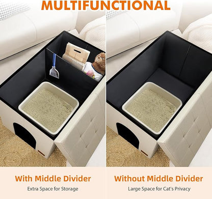 3-in-1 Cat Litter Box Enclosure - Image 5
