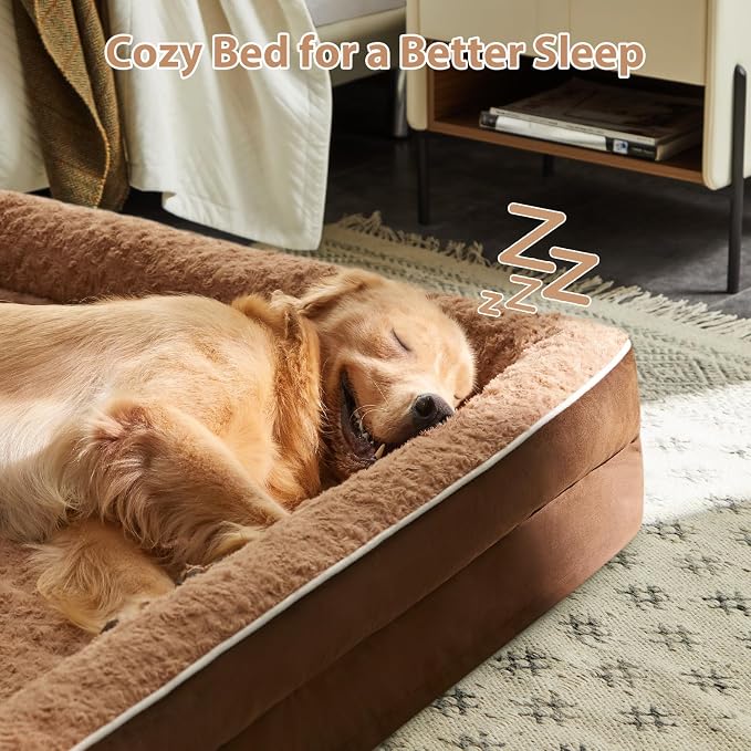 WNPETHOME Dog Beds for Large Sized Dogs, Washable Orthopedic Dog Couch Sofa Bed - Image 2