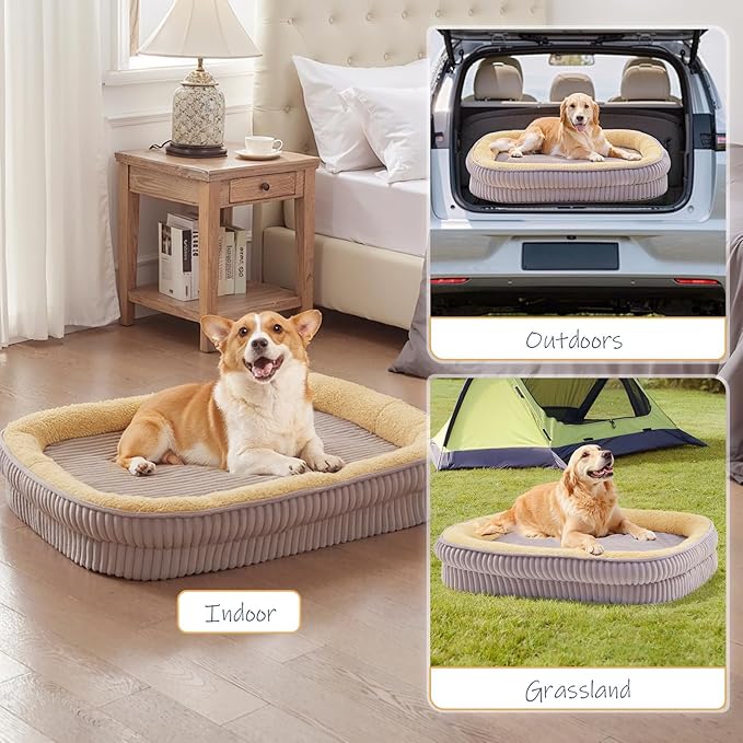 Orthopedic Dog Bed for Puppy, Extra Small Dogs Breeds, Oval Cat Bed, High - Image 7