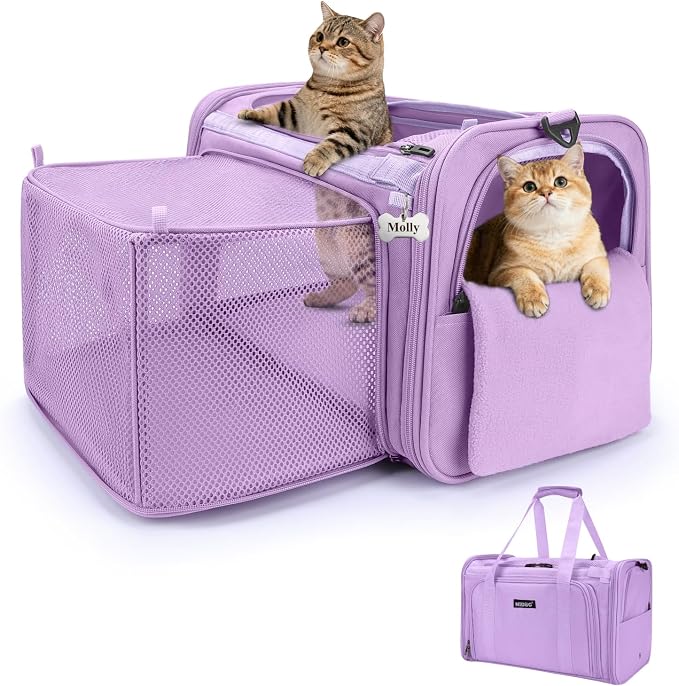 MIDOG Cat Carrier Soft for Small to Medium-Sized Cats, TSA Airline Approved by MIDOG